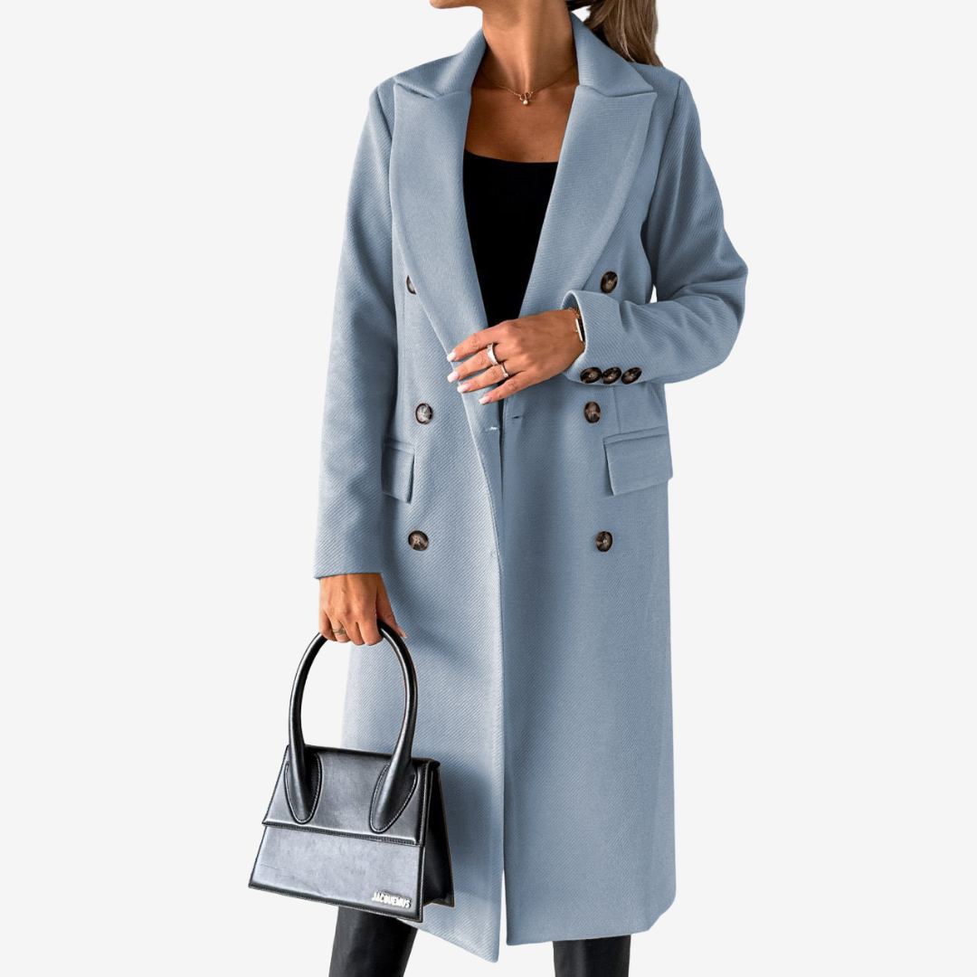Elara | Long Women's Coat – Timeless - Elegant