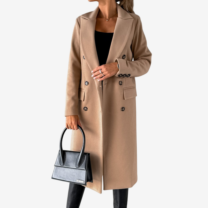 Elara | Long Women's Coat – Timeless - Elegant