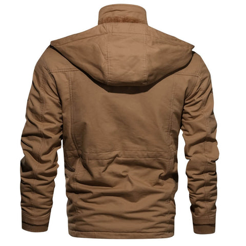 Warm winter coat with inner lining