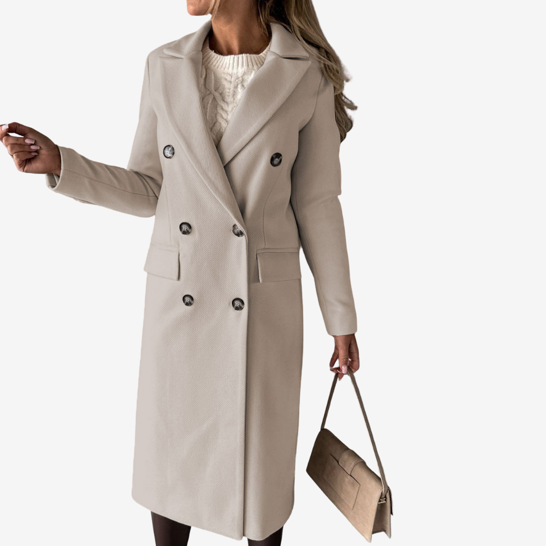 Elara | Long Women's Coat – Timeless - Elegant