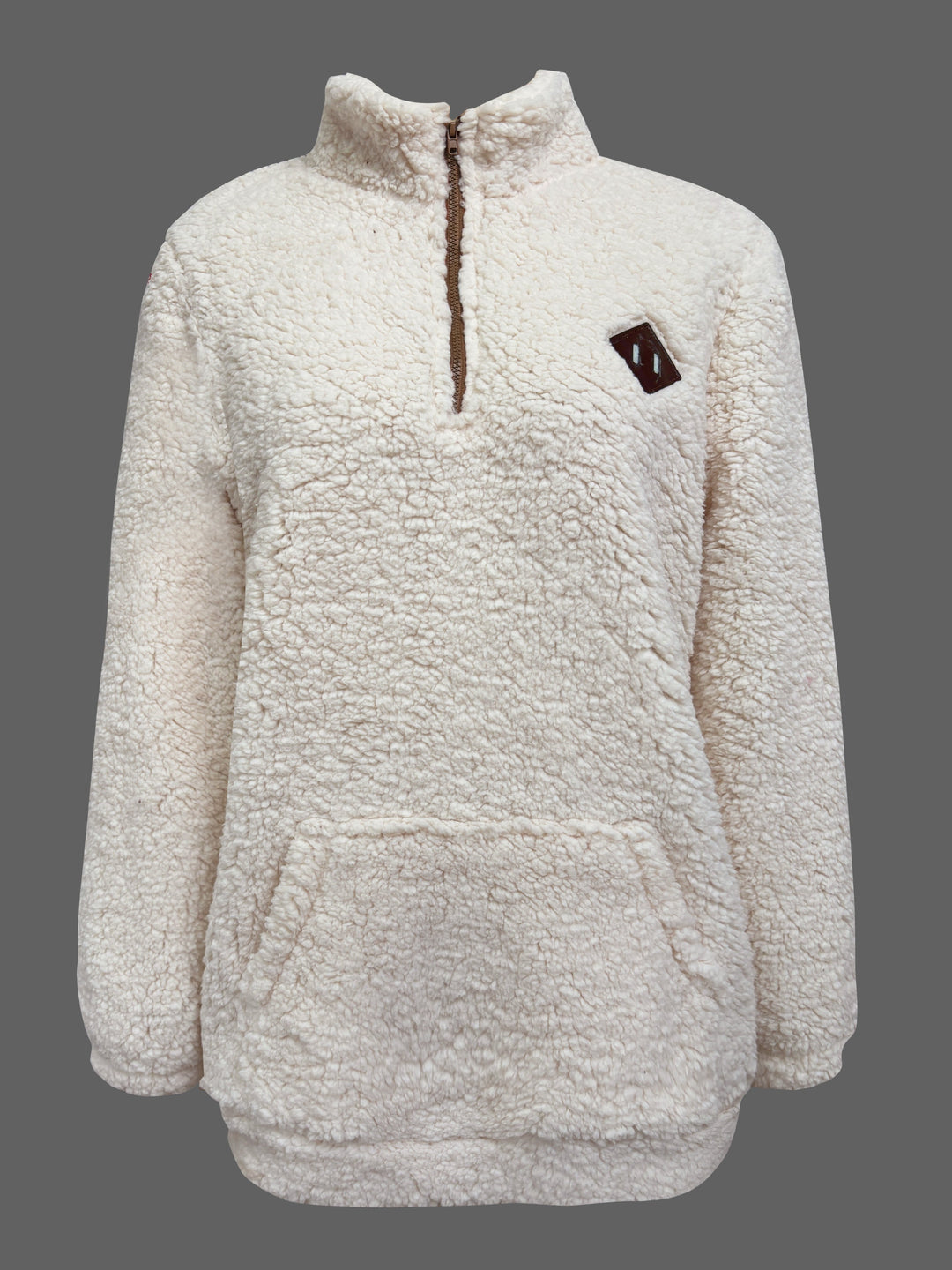 Warm Teddy Coat / Sweater with Zipper