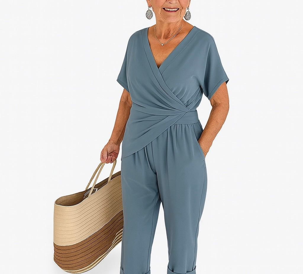 Novalie | Luxury Draped Waist Jumpsuit