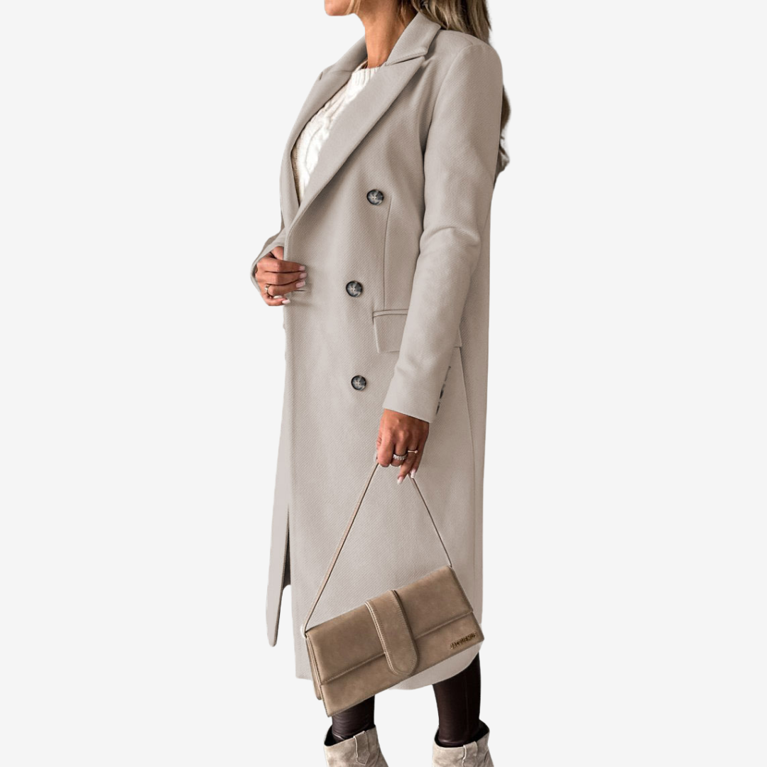 Elara | Long Women's Coat – Timeless - Elegant