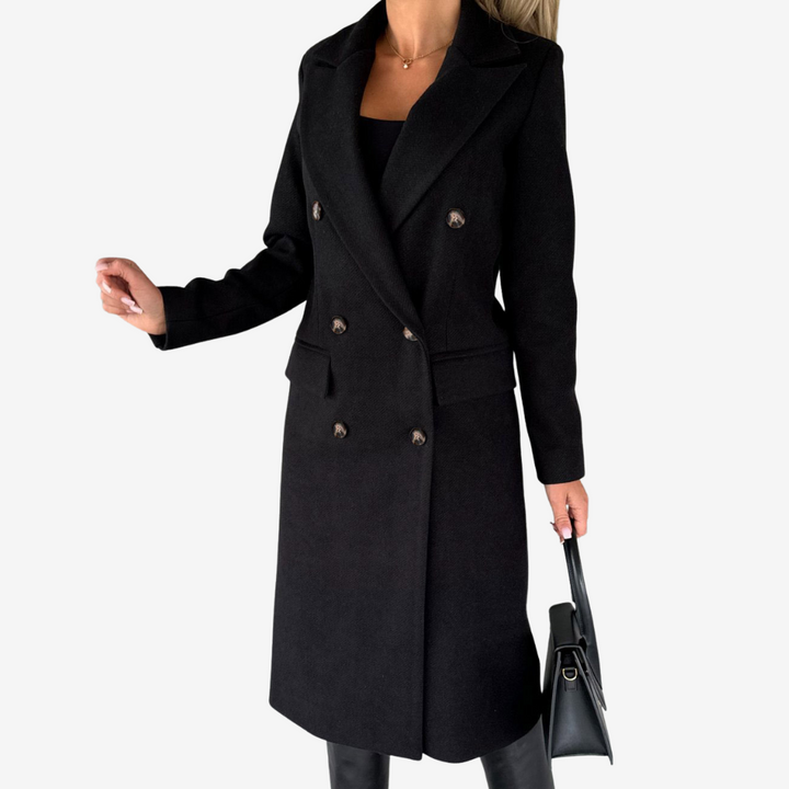 Elara | Long Women's Coat – Timeless - Elegant