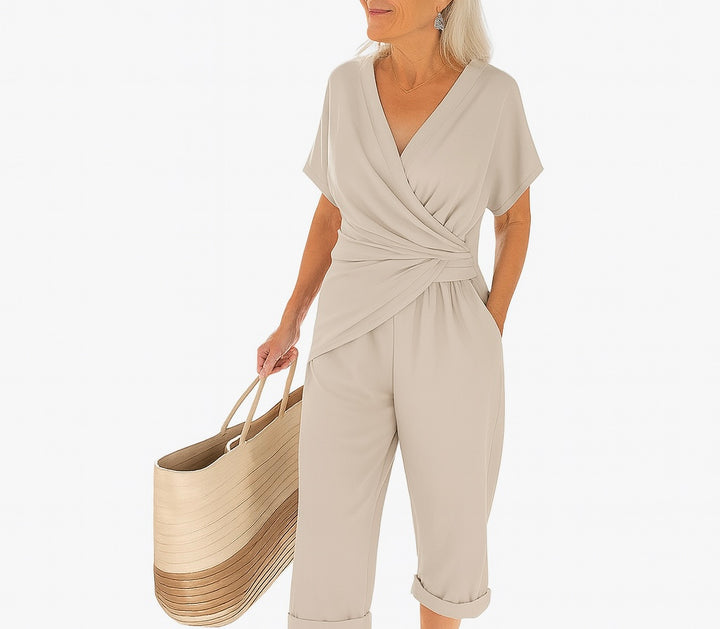 Novalie | Luxury Draped Waist Jumpsuit