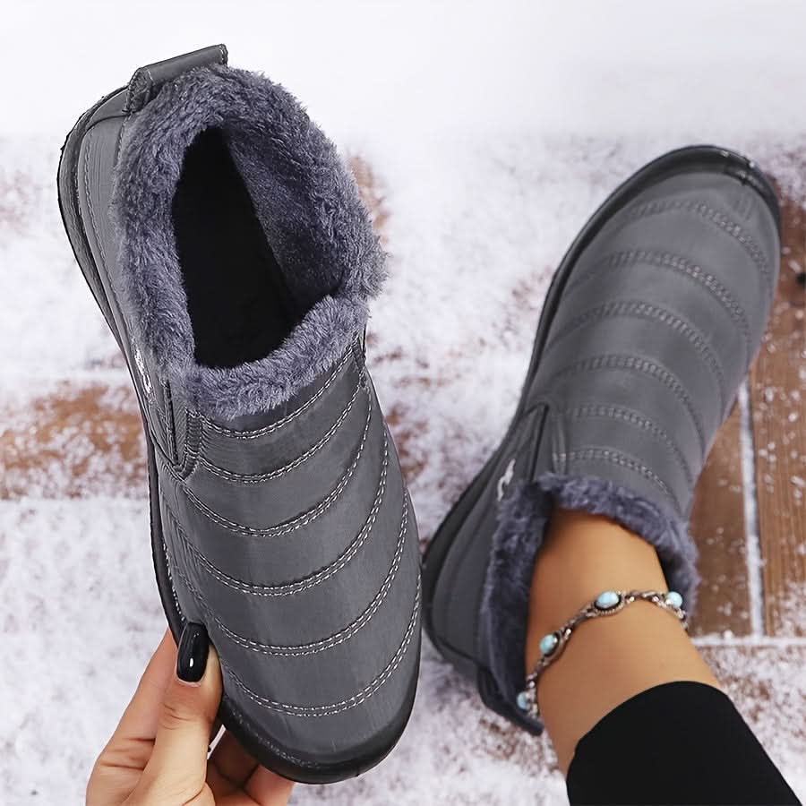 Corvella | Cozy Winter Slip-On Boots 