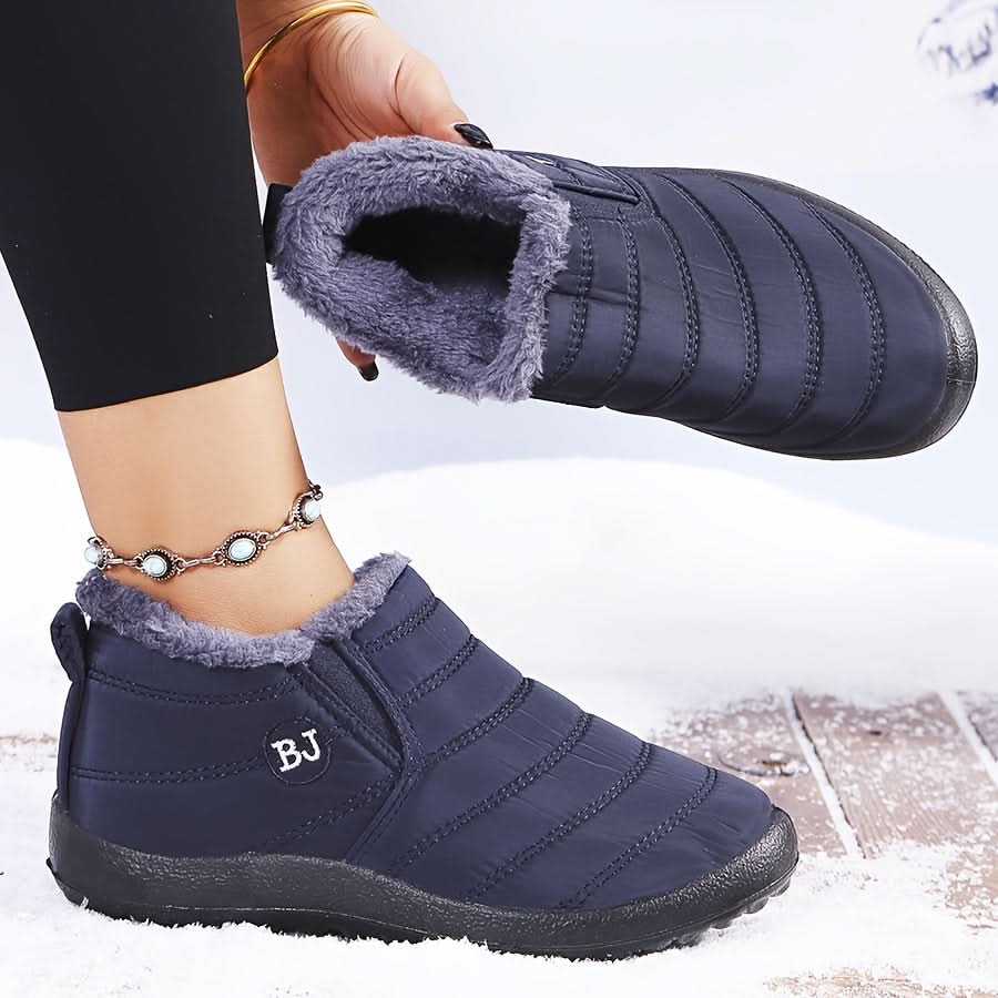 Corvella | Cozy Winter Slip-On Boots 