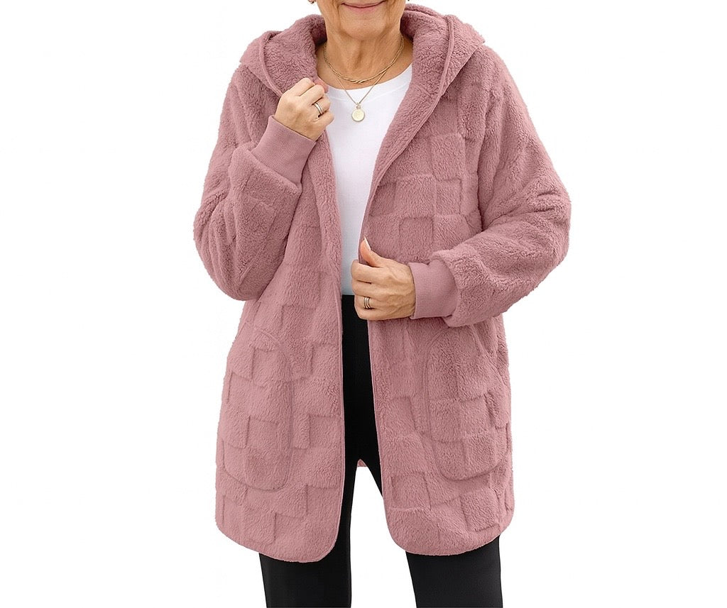Amarisse | Cozy Fleece Hooded Jacket