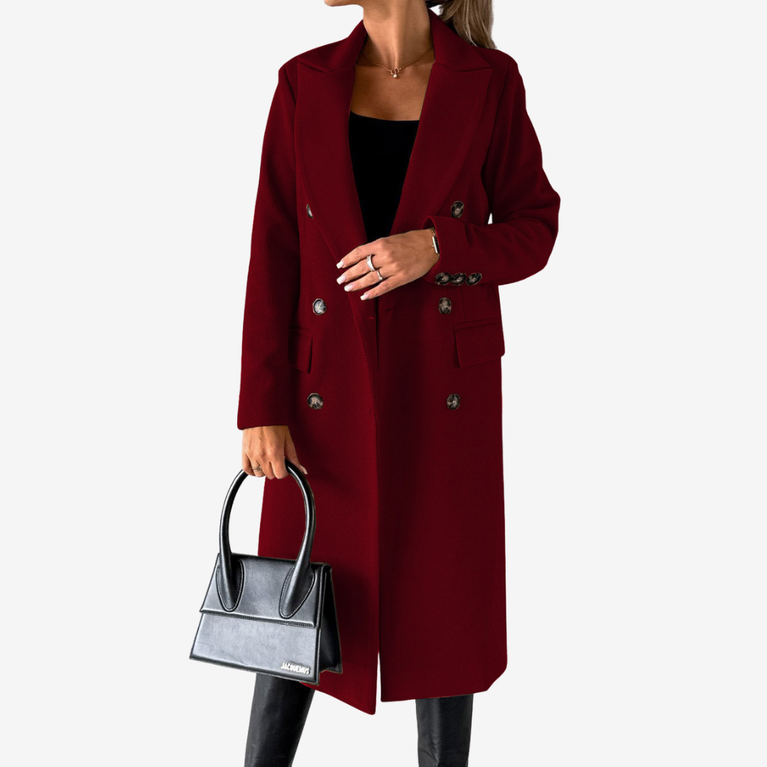 Elara | Long Women's Coat – Timeless - Elegant