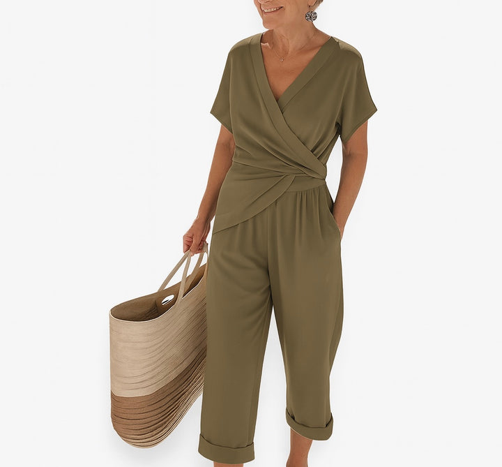 Novalie | Luxury Draped Waist Jumpsuit