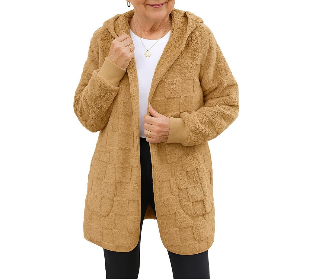 Amarisse | Cozy Fleece Hooded Jacket