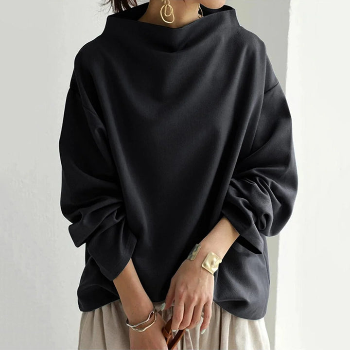 Isolde | Elegant High Neck Pullover 