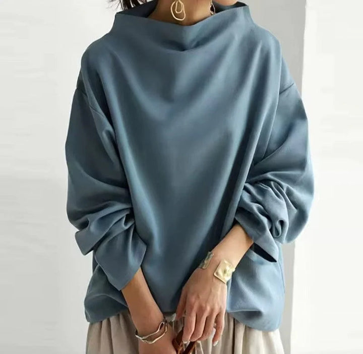 Isolde | Elegant High Neck Pullover 