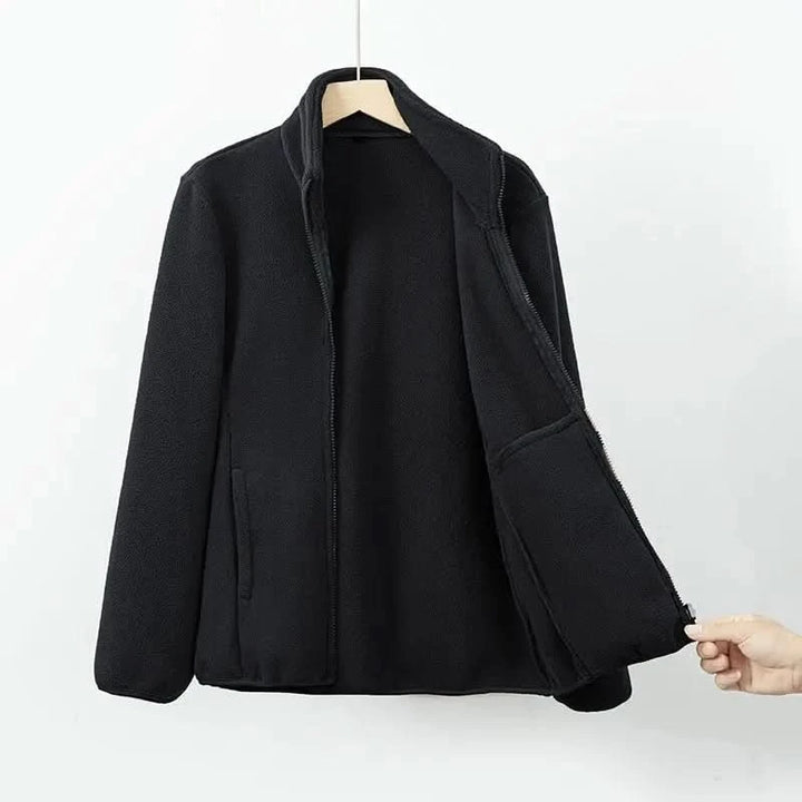 Elowen | Soft Fleece Zip Up Jacket 