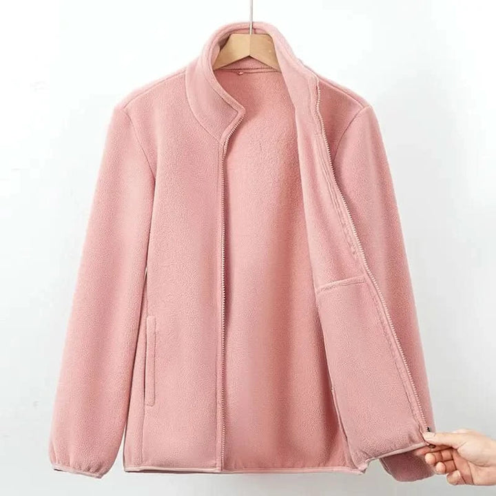 Elowen | Soft Fleece Zip Up Jacket 