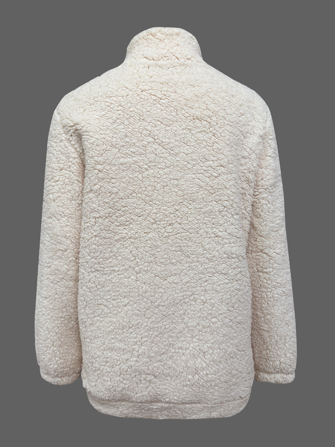 Warm Teddy Coat / Sweater with Zipper