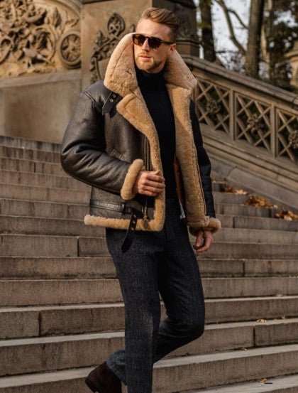 Premium Shearling Jacket – Luxury &amp; Warm 