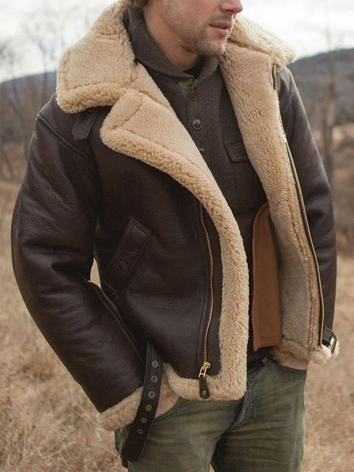 Premium Shearling Jacket – Luxury &amp; Warm 